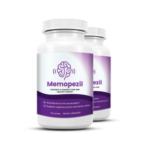 Memopezil 2 bottles memory support supplement for brain health and cognitive function
