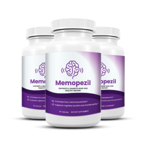 Memopezil 3 bottles cognitive support supplement for memory and mental clarity